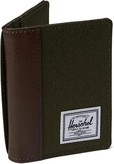 Herschel Supply Co. Gordon Wallet (Ivy Green/Chicory Coffee) Wallet Handbags Cover