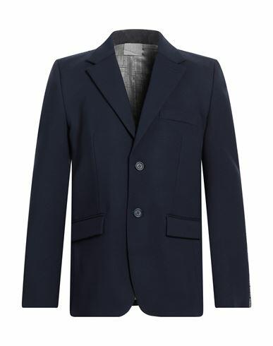 Vtmnts Man Blazer Navy blue Virgin Wool, Elastane Cover