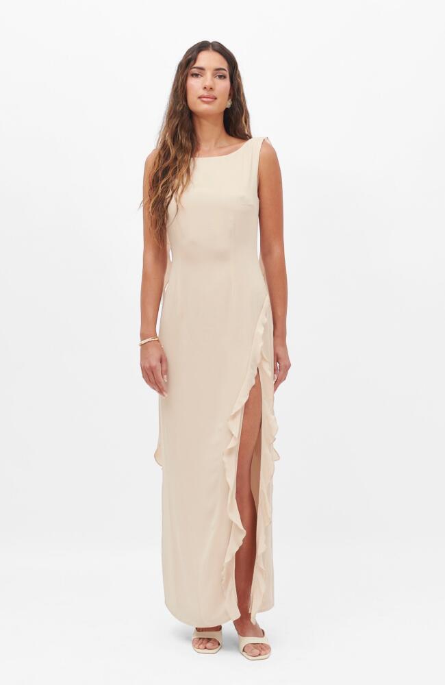 NANA'S Sophia Maxi Dress in Light Beige Cover