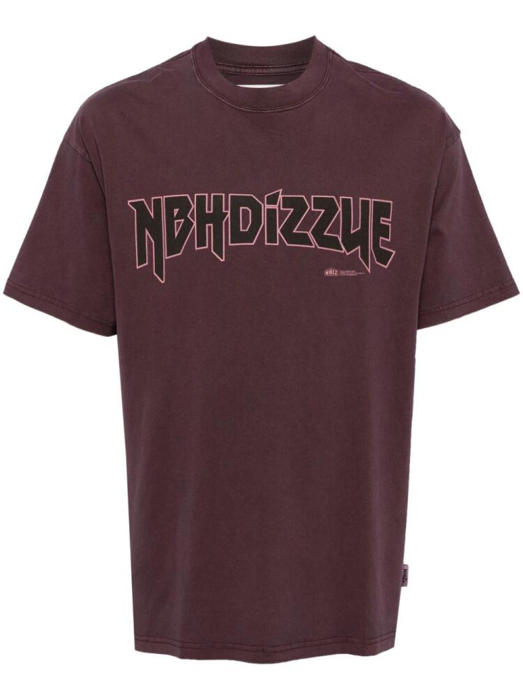 izzue x Neighborhood cotton T-shirt - Purple Cover