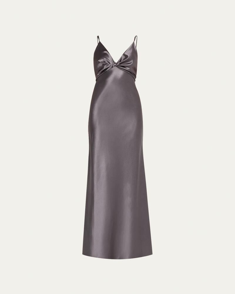 Jason Wu Collection Crystal Strap Twisted Front Gown Cover