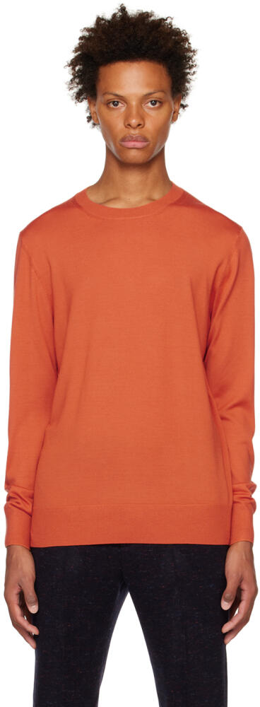 Gabriela Hearst Orange Crewneck Sweater Cover