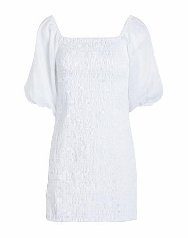 Faithfull Woman Mini dress White Linen Cover