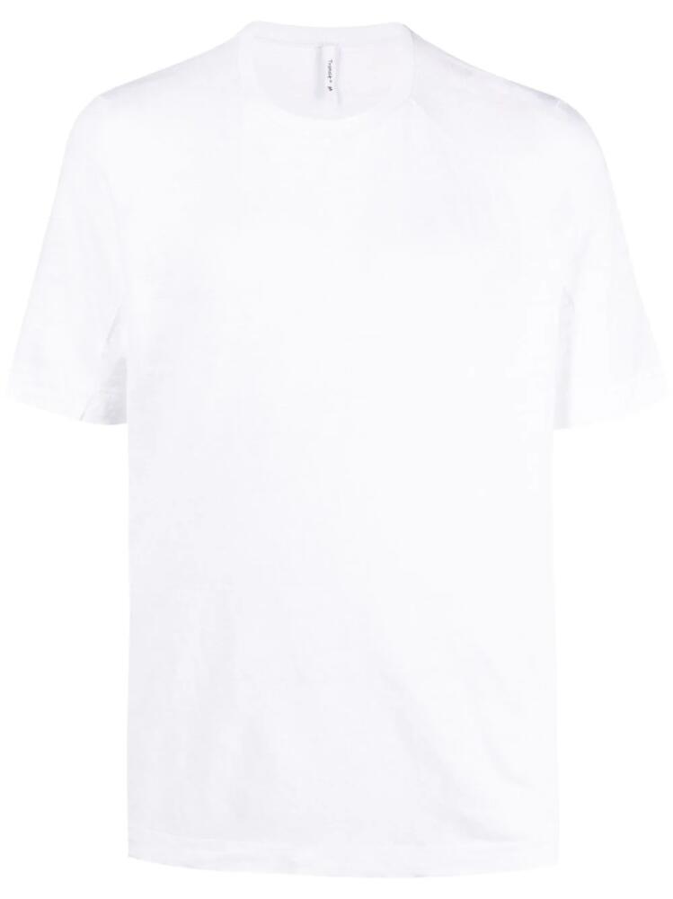 Transit mélange-effect crew-neck T-shirt - White Cover