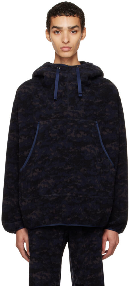 BEAMS PLUS Navy Military Hoodie Cover