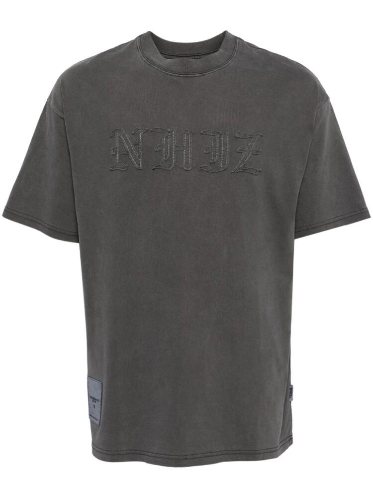 izzue embroidered logo t-shirt - Grey Cover