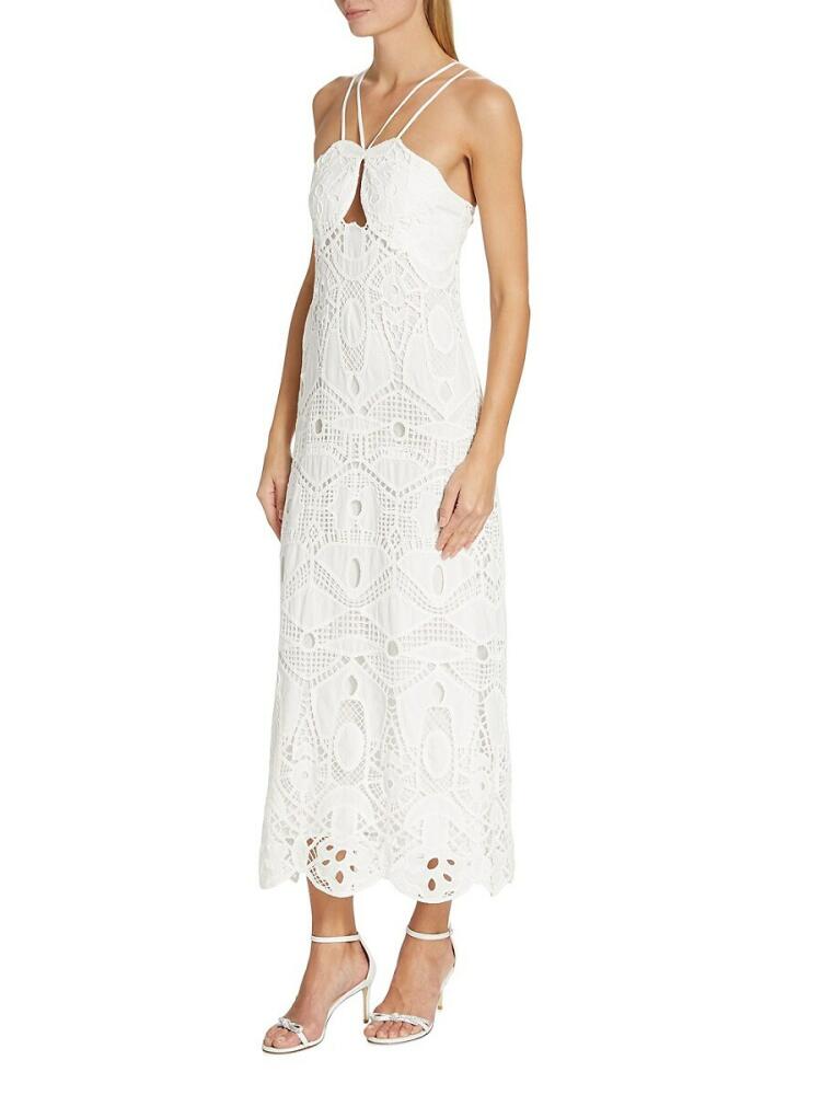 Cult Gaia Women's Everly Crochet Midi Dress - Off White Cover