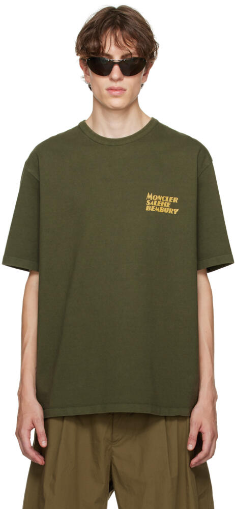 Moncler Genius Moncler x Salehe Bembury Green Printed T-Shirt Cover