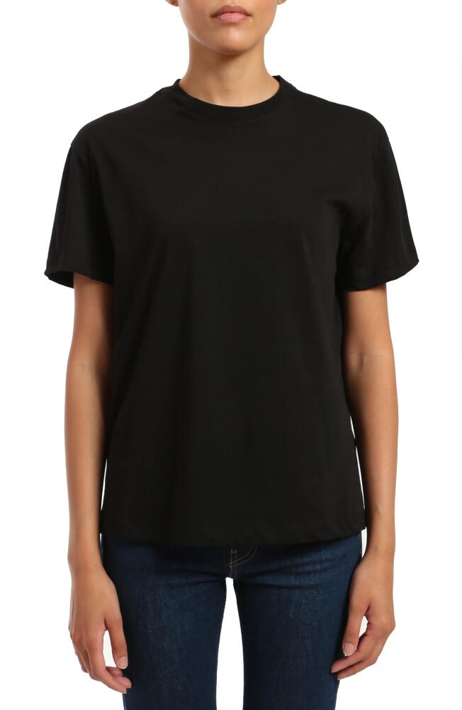 Mavi Jeans Crewneck Cotton Boyfriend T-Shirt in Black Cover