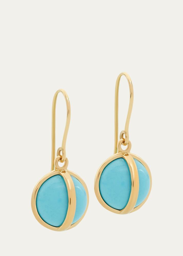 L. Klein Celeste 18k Gold & Turquoise Drop Earrings Cover