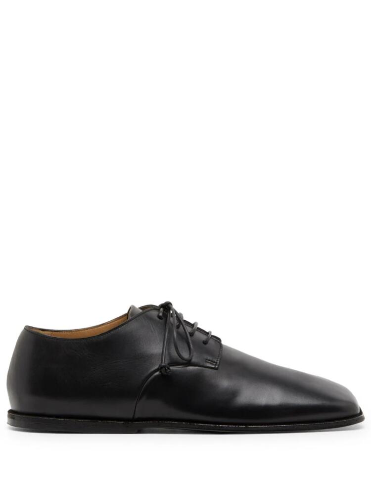 Marsèll square-toe leather derby shoes - Black Cover