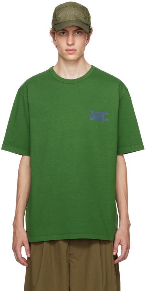 Moncler Genius Moncler x Salehe Bembury Green Printed T-Shirt Cover