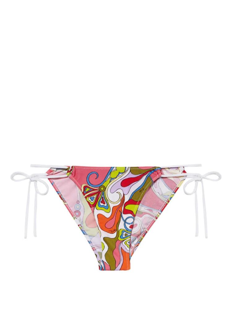 PUCCI Orchidee-Print bikini bottoms - Pink Cover