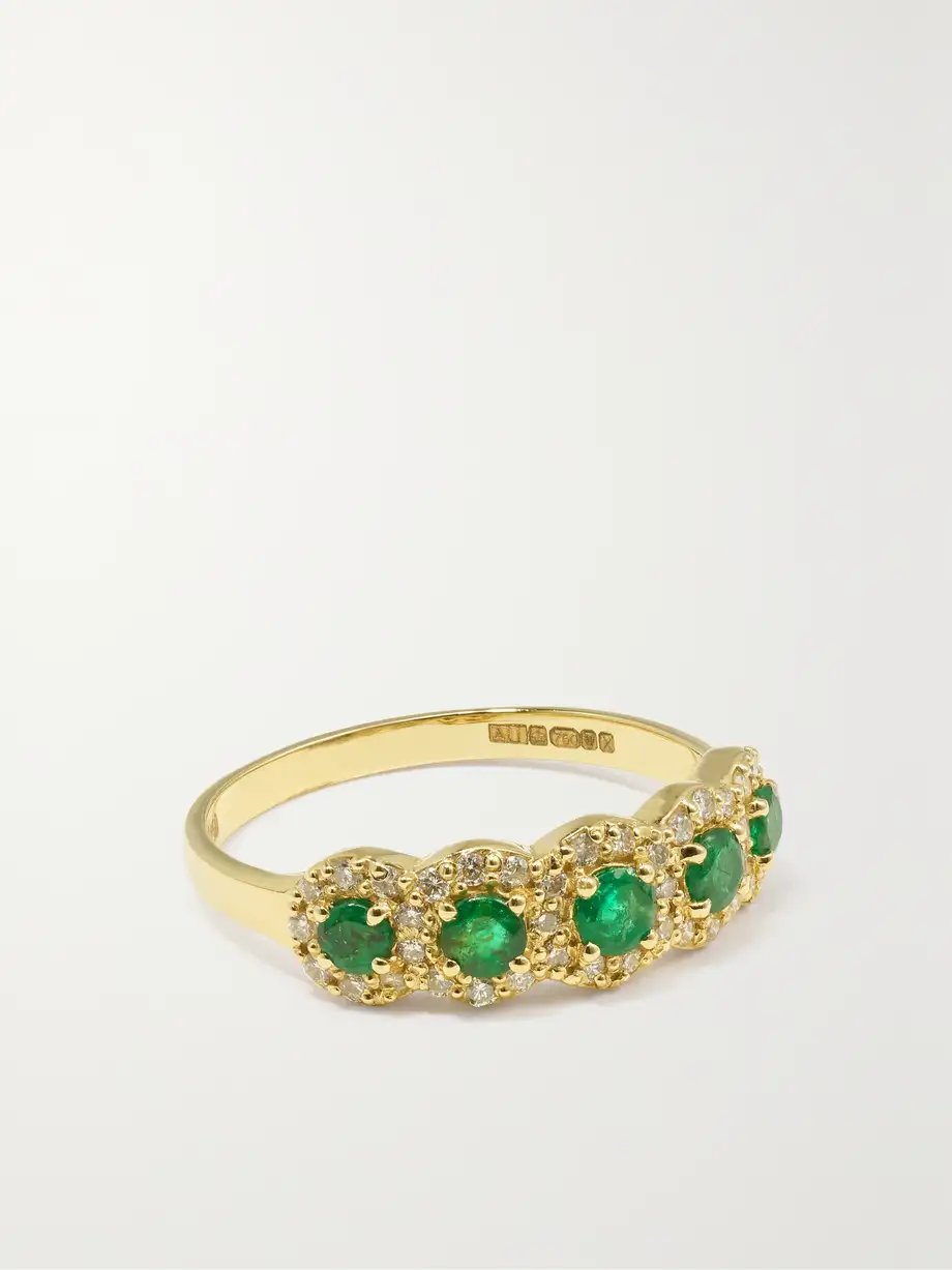 Amrapali London - 18-karat Gold, Emerald And Diamond Ring - 7 Cover