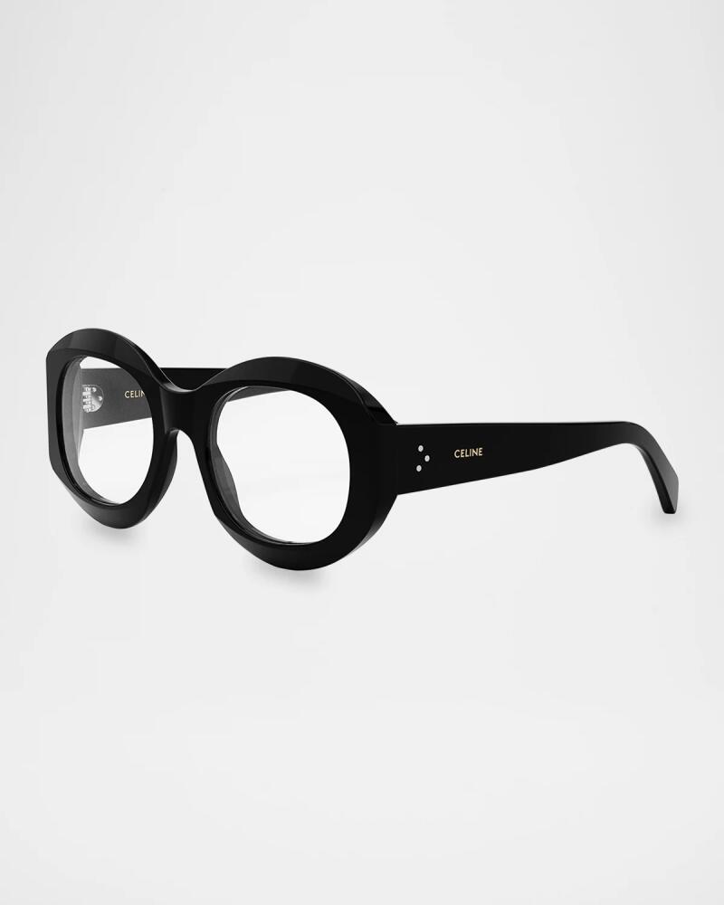 Celine Bold 3 Dots Acetate Round Glasses Cover