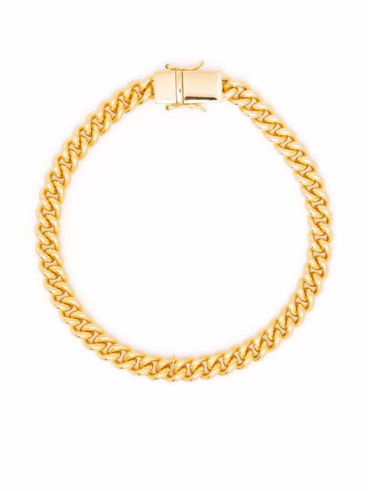 Tom Wood Rounded Curb Thick chain bracelet - Gold Cover