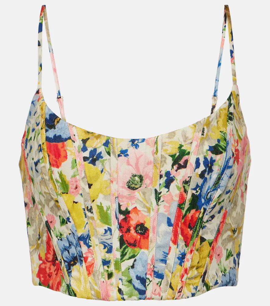 Zimmermann Alight floral bustier Cover