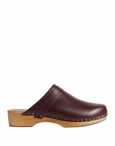 Isabel Marant Woman Mules & Clogs Burgundy Soft Leather Cover