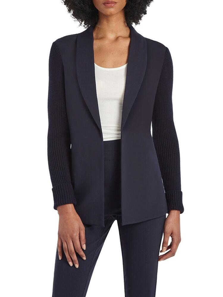 Capsule 121 Women's The Columbia Knit Sleeve Blazer - Navy Cover