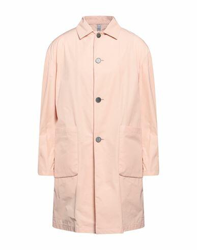 Hevò Man Overcoat & Trench Coat Light pink Polyethylene, Cotton Cover