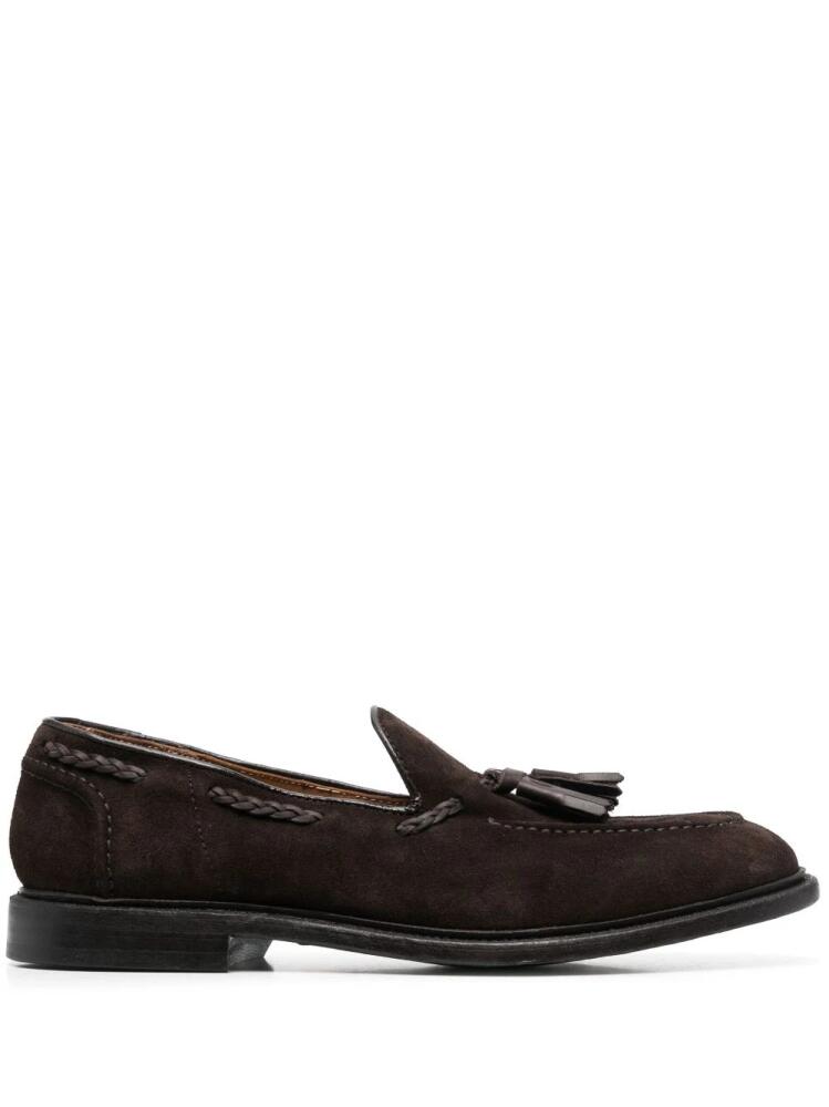 Cenere GB tassel-detailing suede loafers - Brown Cover