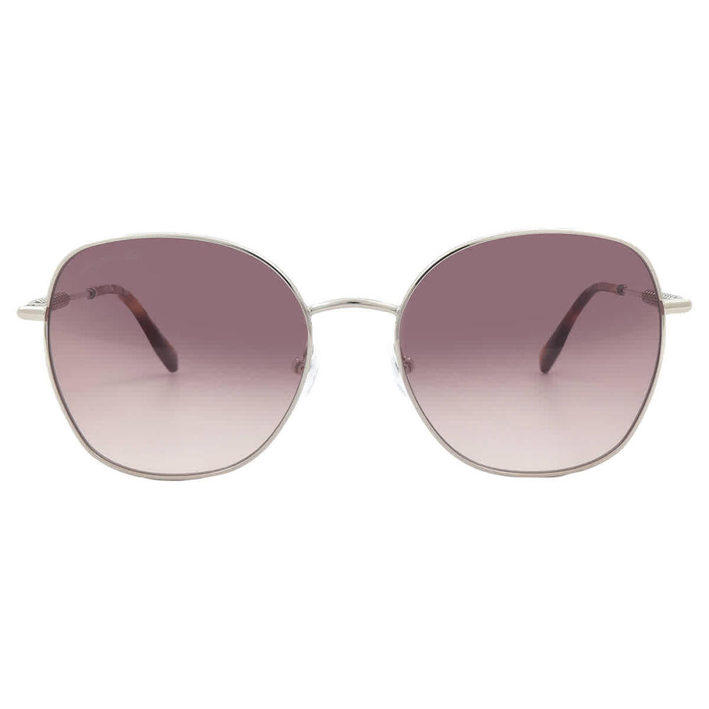 Lacoste Burgundy Gradient Round Ladies Sunglasses Cover