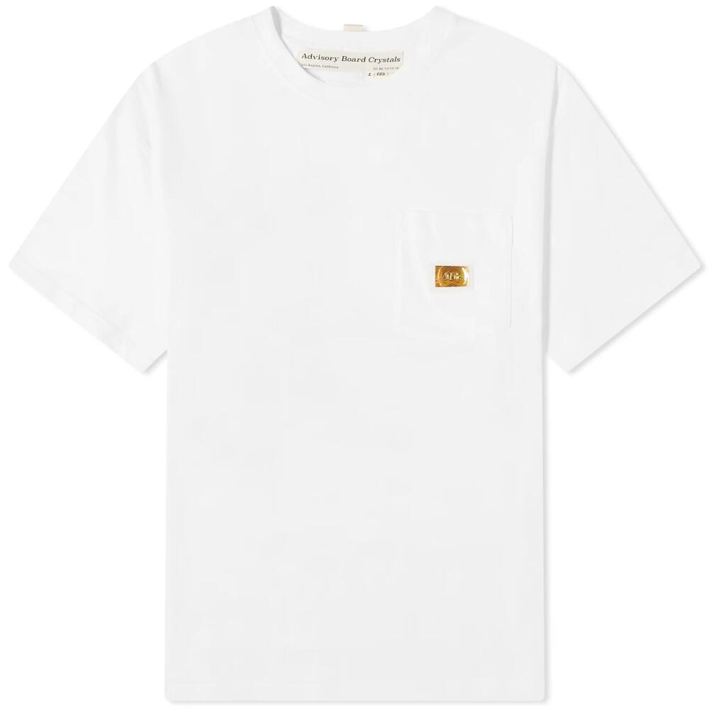 Advisory Board Crystals Men's 123 Pocket T-Shirt in White Cover