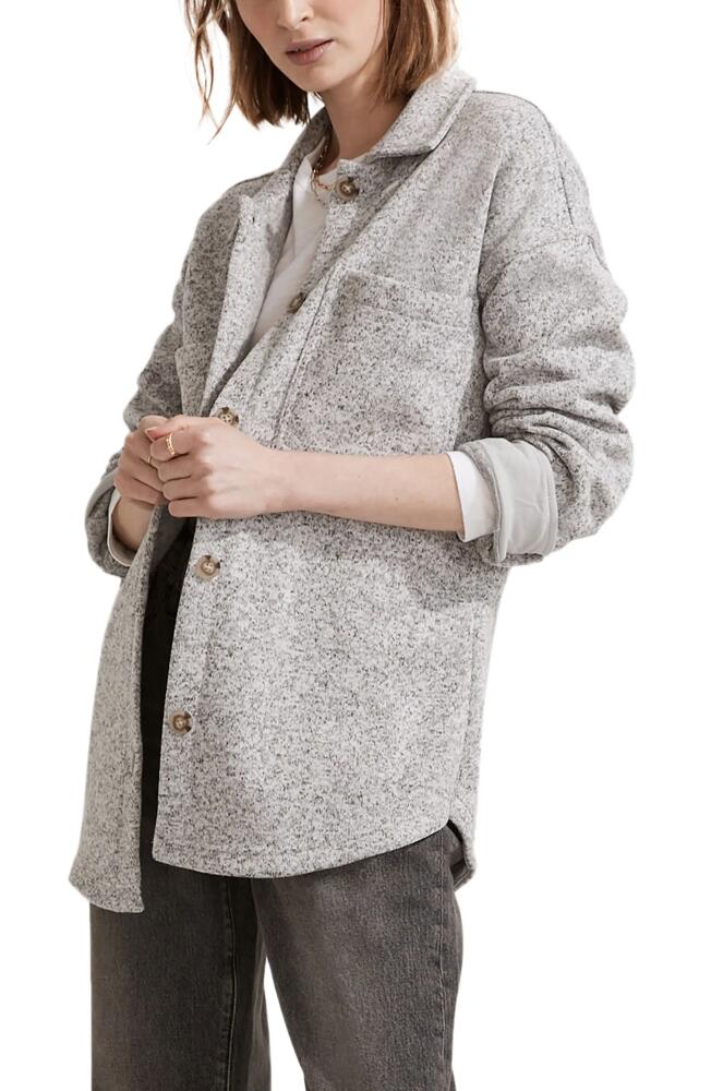 MWL Resourced Sweater Fleece Shirt Jacket in Gray Marled Cover