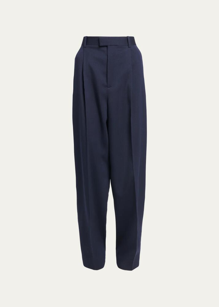 Bottega Veneta Sartorial Grain de Poudre Straight Leg Trousers Cover