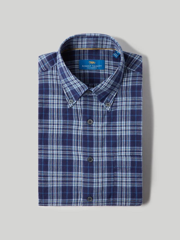 Robert Talbott Hardy Plaid Shirt in Dark Navy Cover