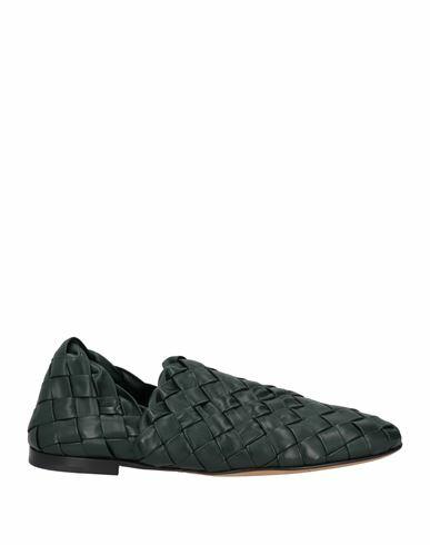 Bottega Veneta Man Loafers Dark green Soft Leather Cover