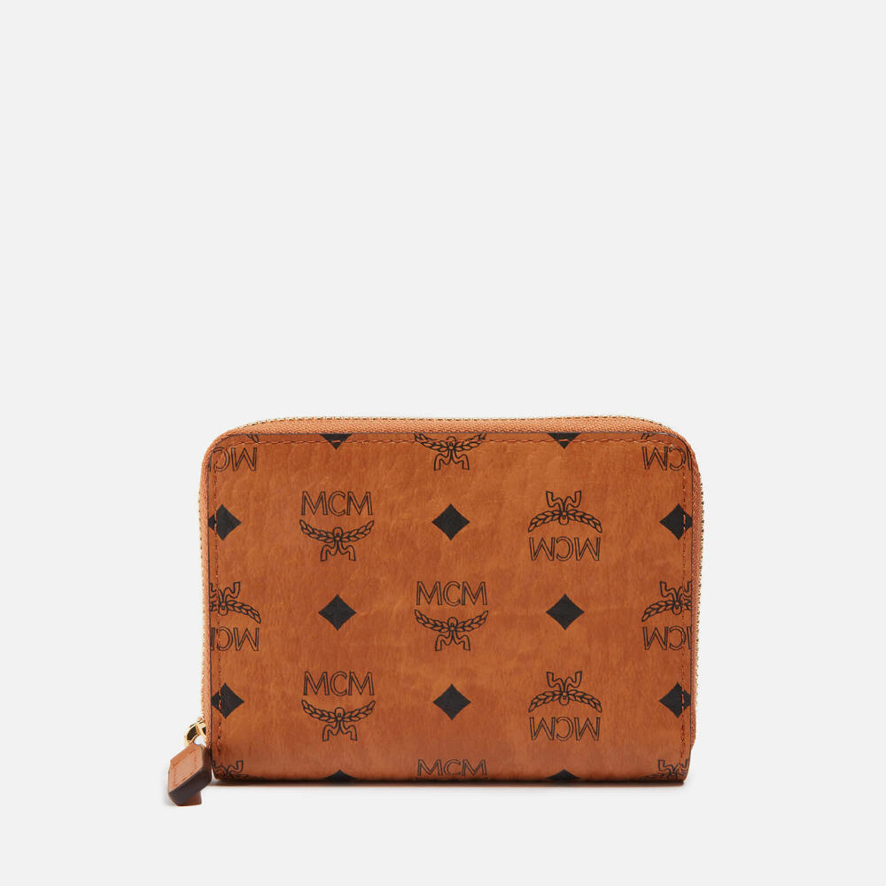 MCM M-Veritas Mini Coated-Canvas Wallet Cover