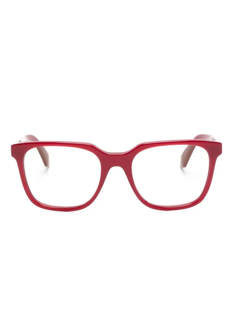 Off-White Eyewear 39 square-frame glasses - Red Cover