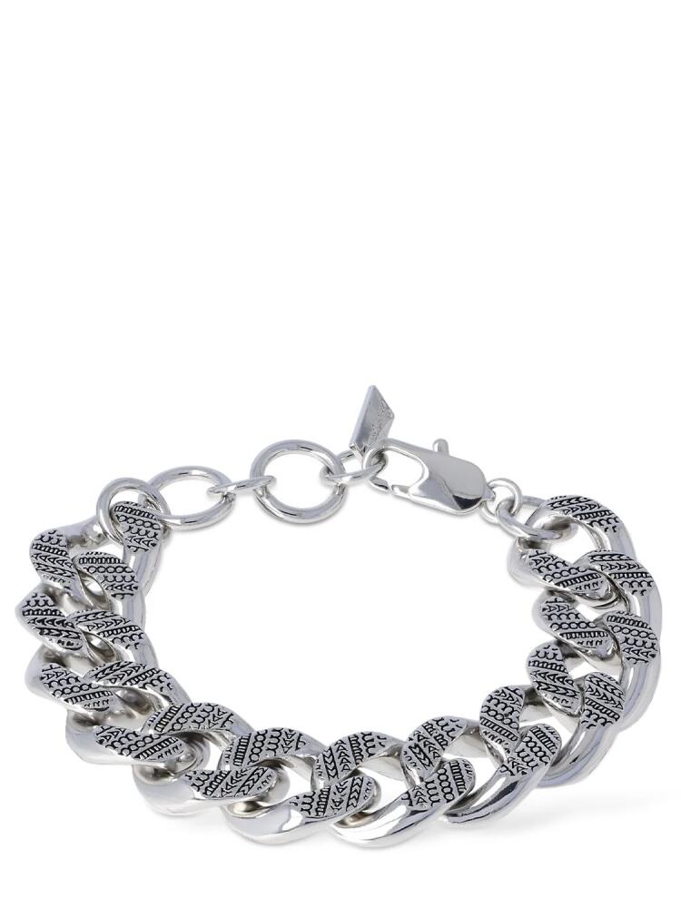 MARC JACOBS Monogram Zircon Chain Link Bracelet Cover