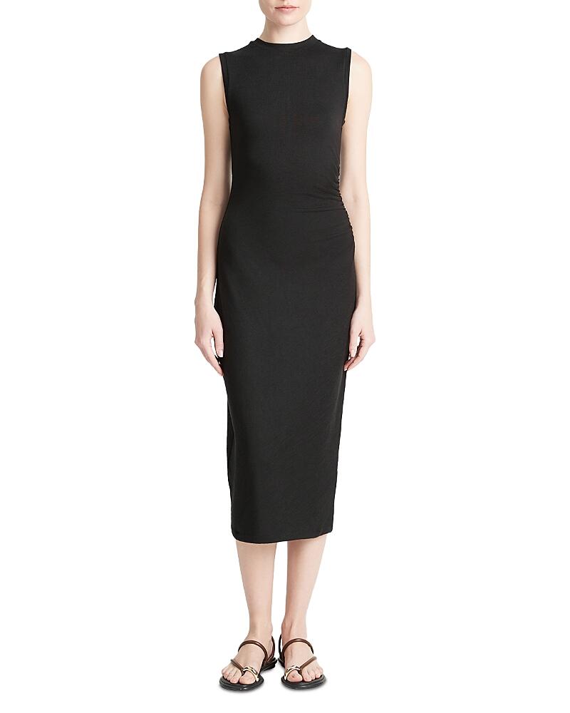 Vince Ruched Side Sheath Dress Cover