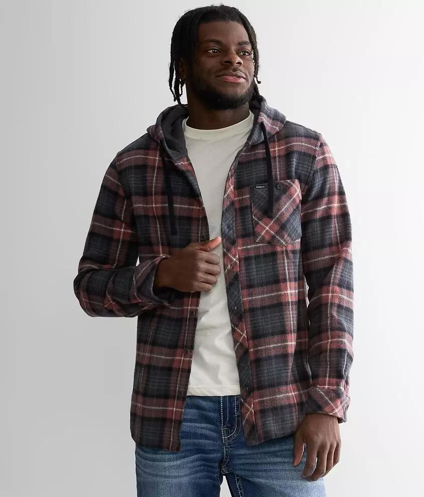 O'Neill Clayton Hooded Flannel Shirt Cover