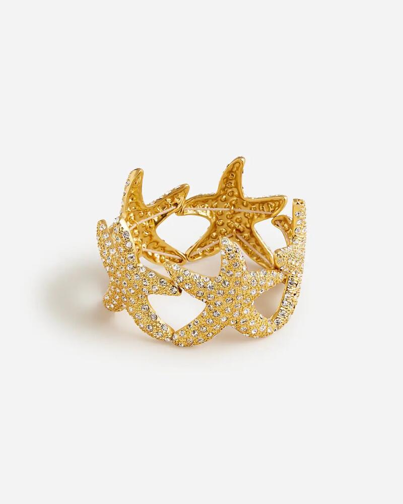 J.Crew Starfish cuff bracelet with pavé crystals Cover