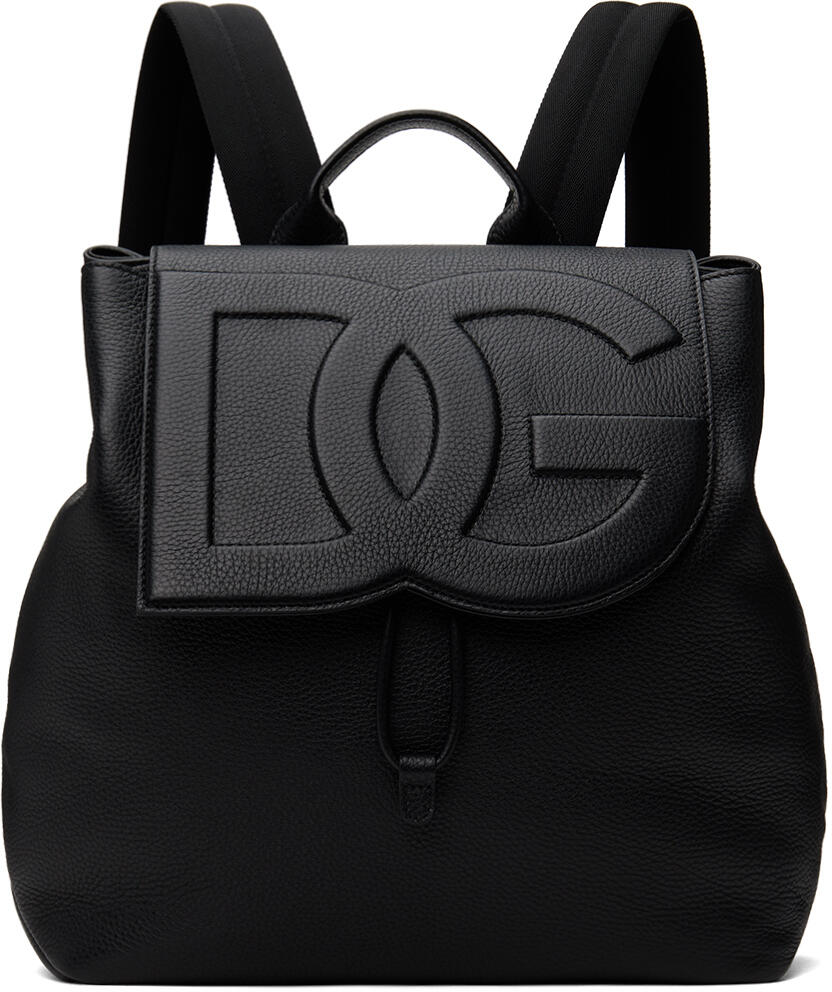 Dolce&Gabbana Black Deerskin Backpack Cover