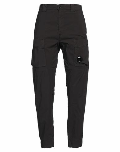 C. p. Company Man Pants Black Cotton, Polyamide, Elastane Cover