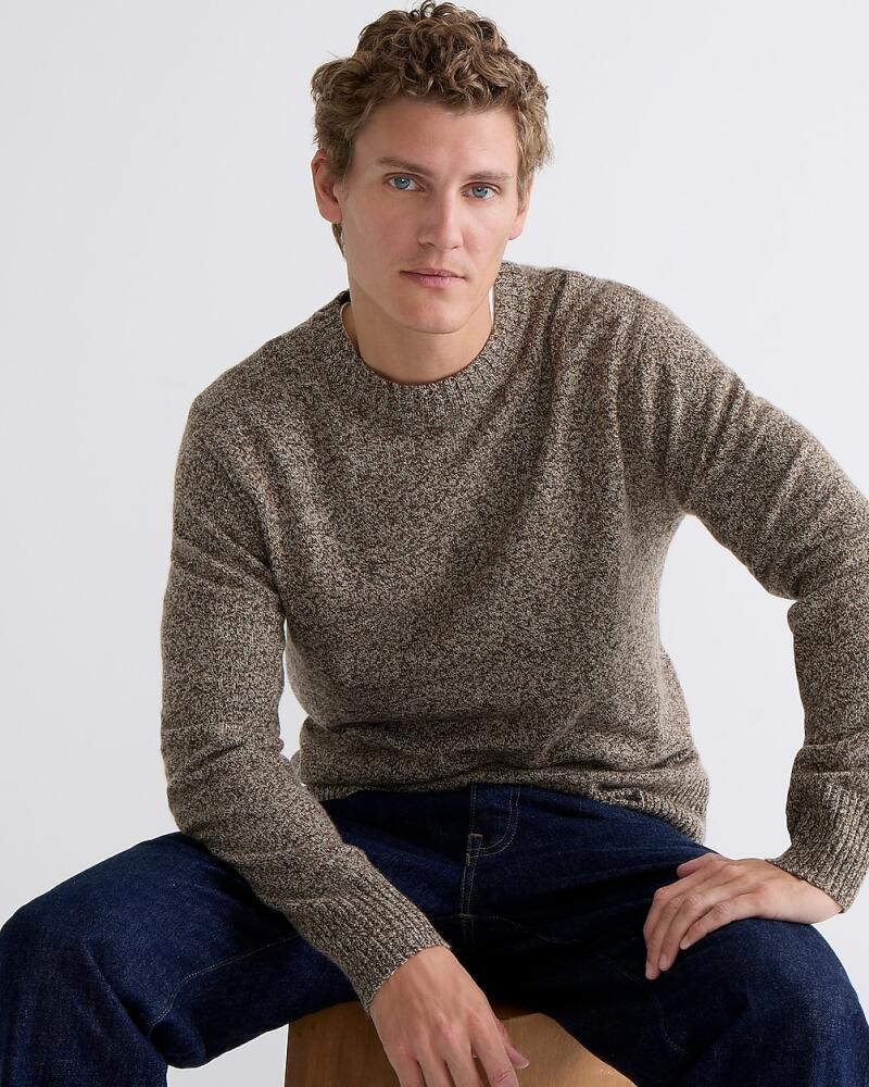 J.Crew Marled rugged merino wool-blend sweater Cover