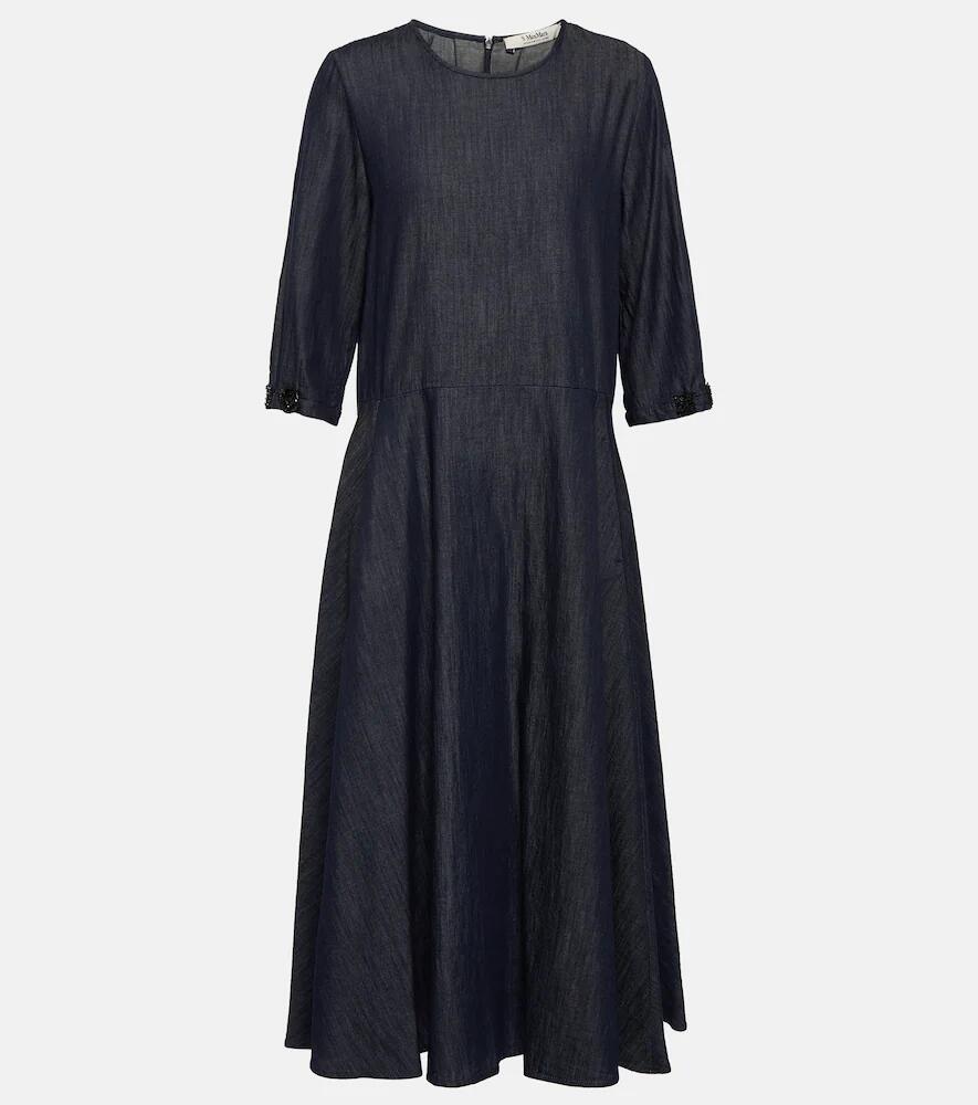 'S Max Mara Valery denim midi dress Cover