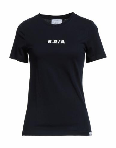 Berna Woman T-shirt Midnight blue Cotton Cover