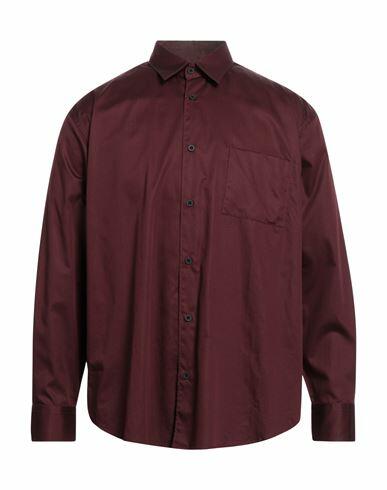 Gr10k Man Shirt Deep purple Cotton Cover