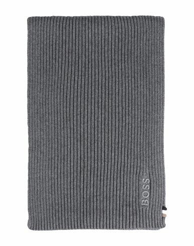 Boss Man Scarf Grey Cotton, Wool Cover