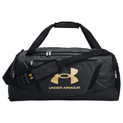 Under Armour Undeniable 5.0 Duffle MD - Adult Black Medium Heather/Metallic Gold/Black Cover