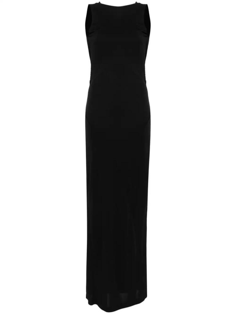 Calvin Klein cowl-back maxi dress - Black Cover