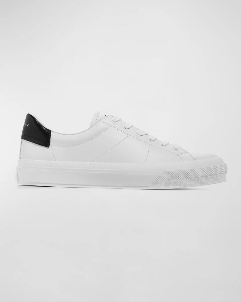 Givenchy Men's City Sport Leather Low-Top Sneakers Cover