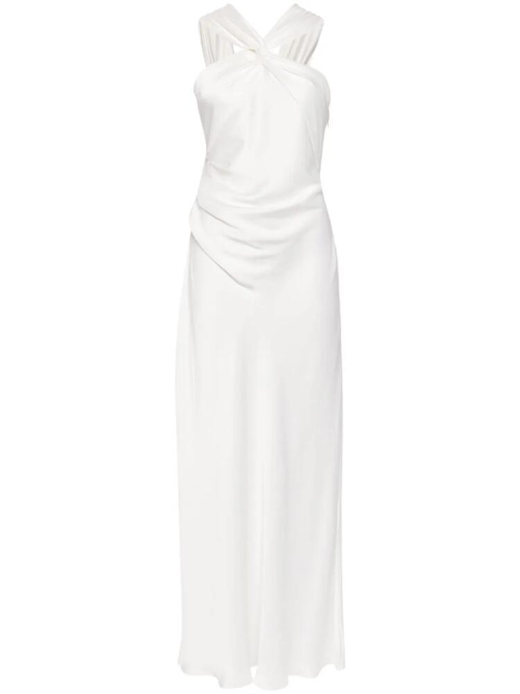 MISHA Abrielle halterneck dress - White Cover