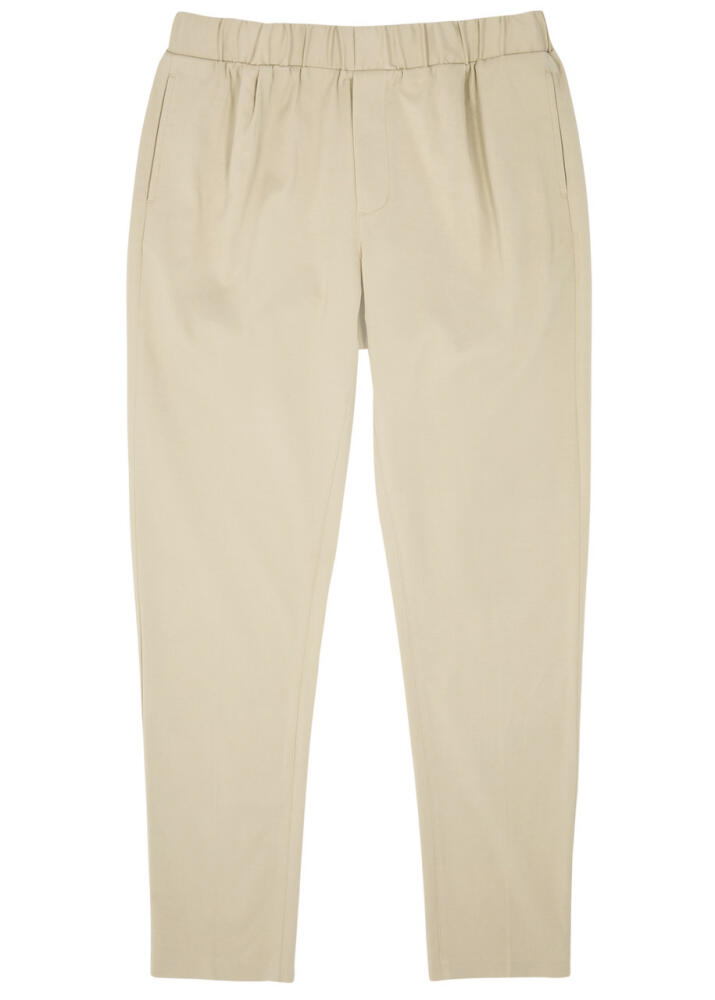 Paige Snider Tapered Twill Trousers - Beige Cover