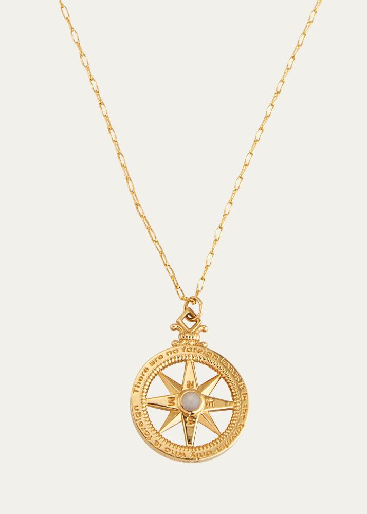 Monica Rich Kosann Adventure Diamond Compass Necklace Cover